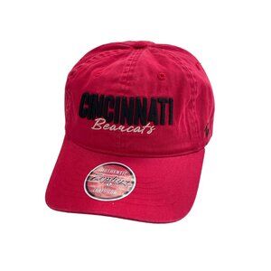 Zephyr Cincinnati Bearcats Adjustable Baseball Hat OS Red Buckle Strap Field NEW